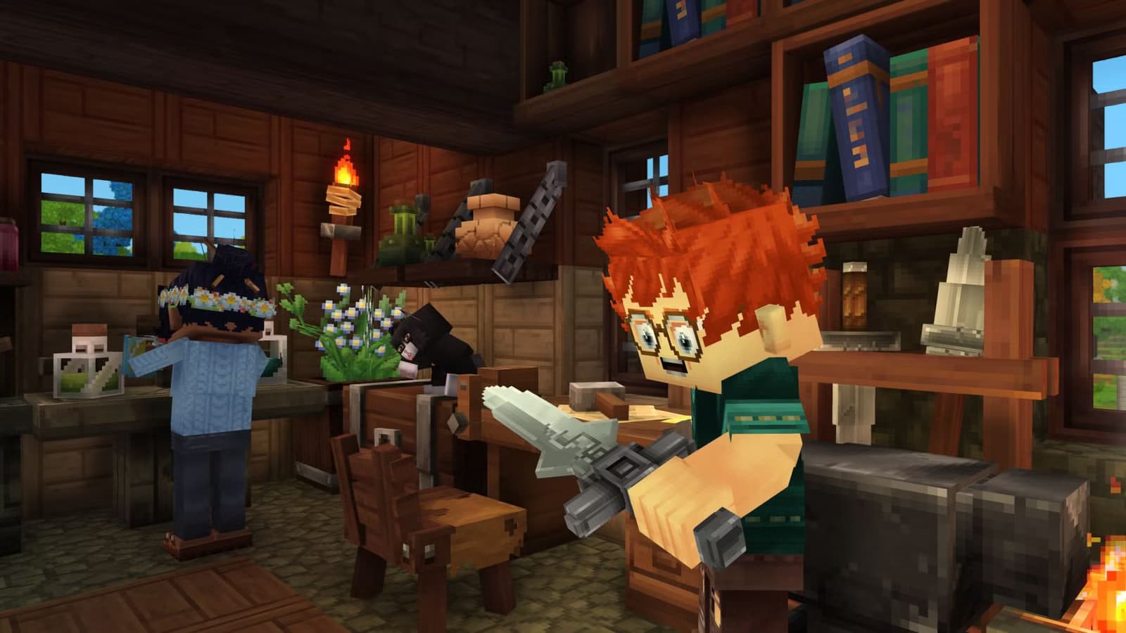 Mastering the craft. From forging legendary blades to decorating your home, Hytale empowers you to shape your own world.